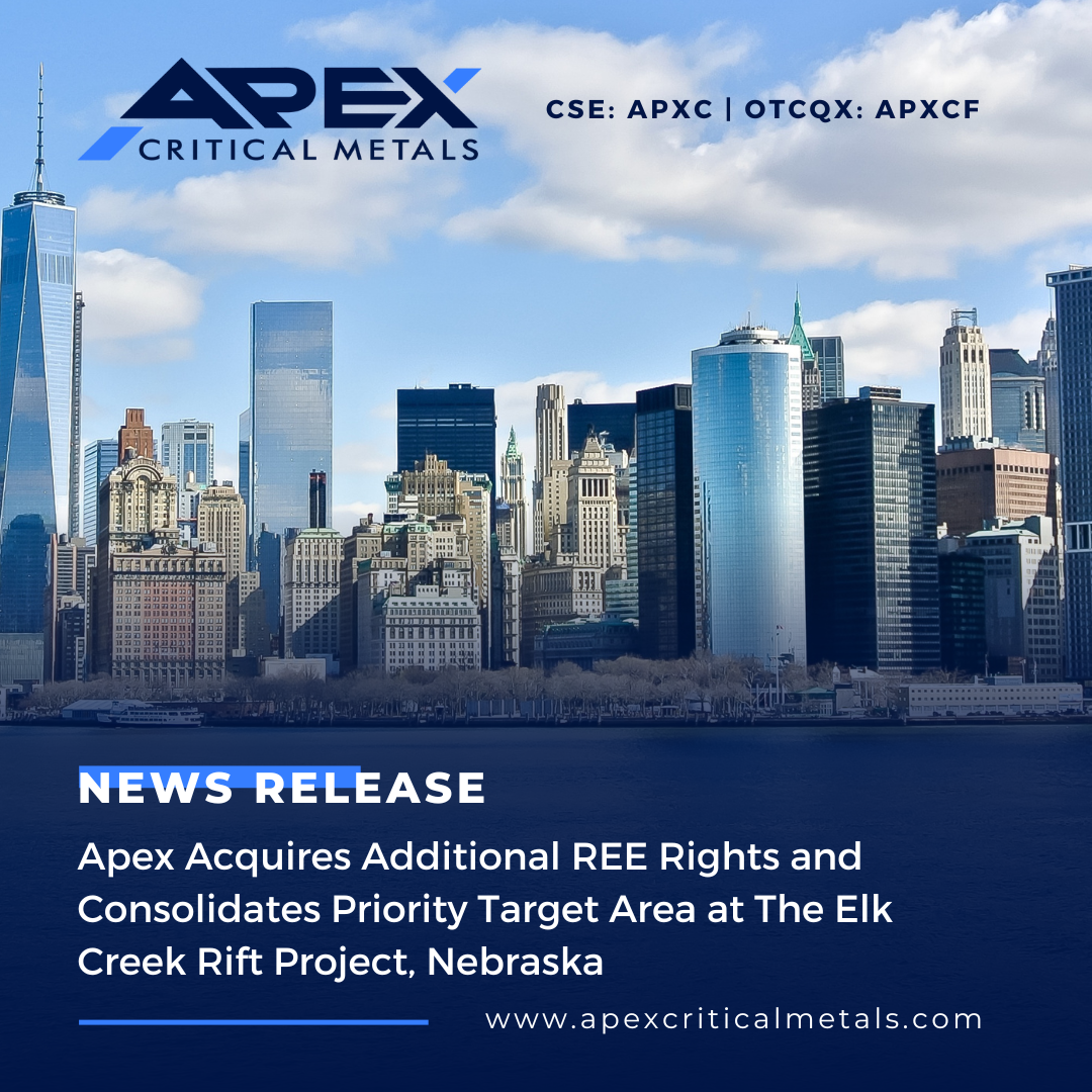 Apex Acquires Additional REE Rights and Consolidates Priority Target ...